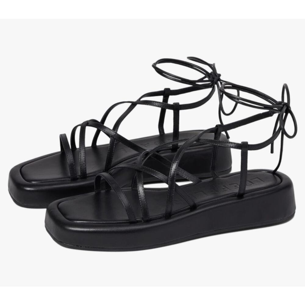 Loeffler Randall Black Strappy Sandals